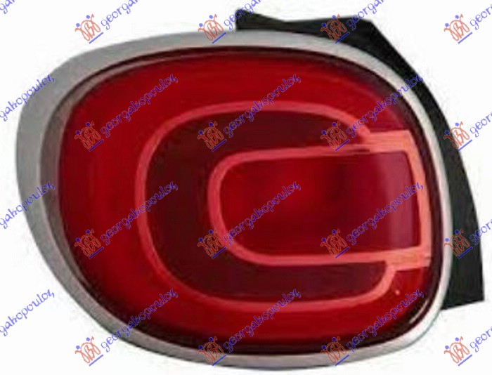 STOP LAMPA (CROSS) (O) - LEVO