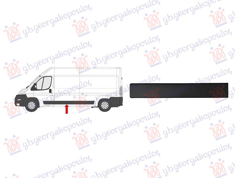 LAJSNA KLIZNIH VRATA CRNA (KRATKA SASIJA)