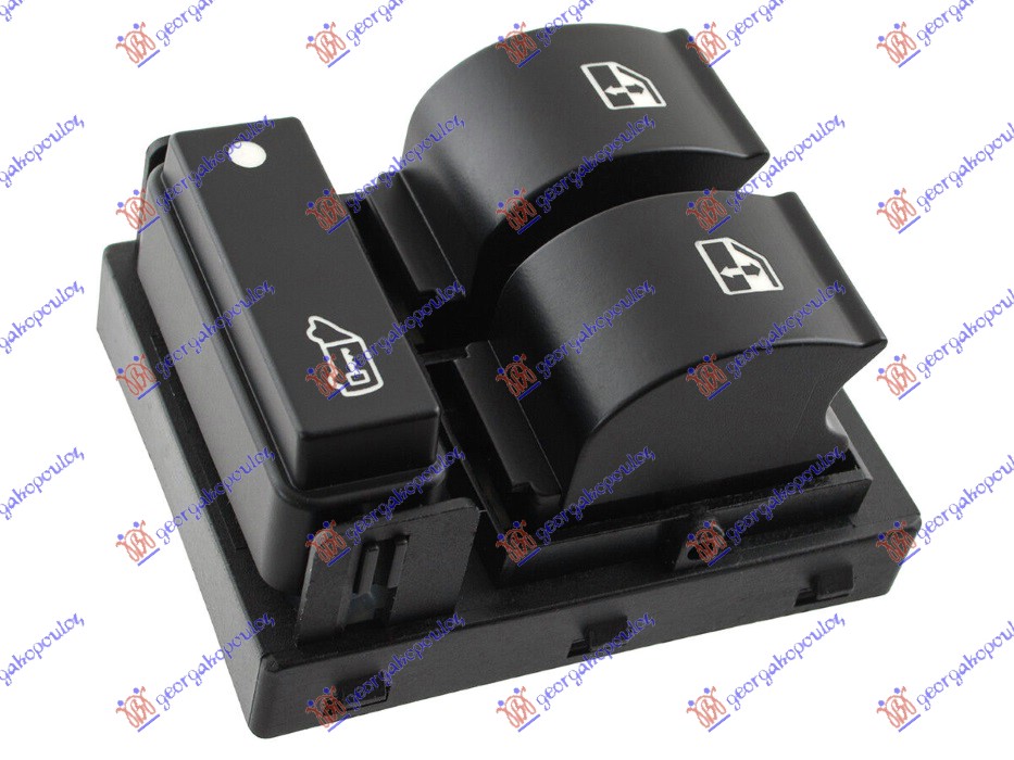 PREKIDAC U PREDNJIM VRATIMA (2 TASTERA) (CENTRALNO ZAKLJUCAVANJE) (ZELENI KONEKT - LEVO