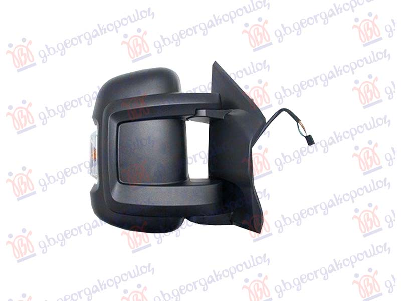 RETROVIZOR ELEKTRICNI SA GREJACEM (MIGAVAC) (MRTAV UGAO) (POZICIONO SVETLO 16W) 