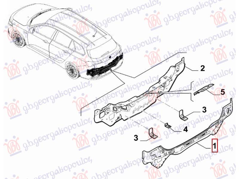 ZADNJI VEZNI LIM GORNJI SPOLJASNJI KARAVAN (O)