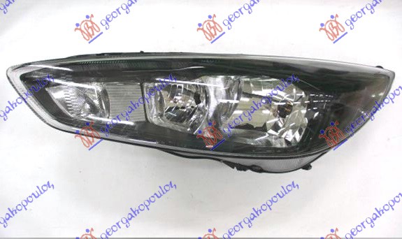 FAR ELEKTRICNI CRNI (H7/H15) SA MOTOROM (DEPO) - LEVO