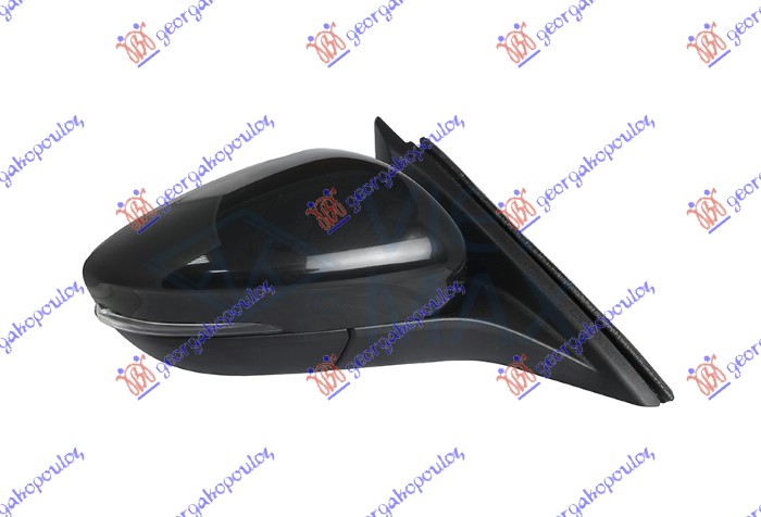 RETROVIZOR ELEKTRICNI SA GREJACEM PM (ELEKTRO-SKLOPIV) (MIGAVAC) (7 PIN) (A KVAL - DESNO