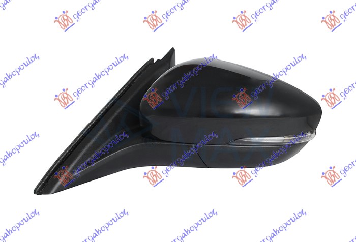 RETROVIZOR ELEKTRICNI SA GREJACEM PM (ELEKTRO-SKLOPIV) (MIGAVAC) (7 PIN) (A KVAL - LEVO