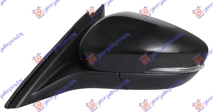 RETROVIZOR ELEKTRICNI SA GREJACEM PM (ELEKTRO-SKLOPIV) (MIGAVAC) (SVETLO) (10 PI