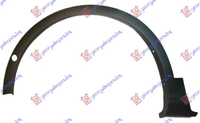 RUB PLASTICNI PREDNJEG BLATOBRANA (PDC) - LEVO