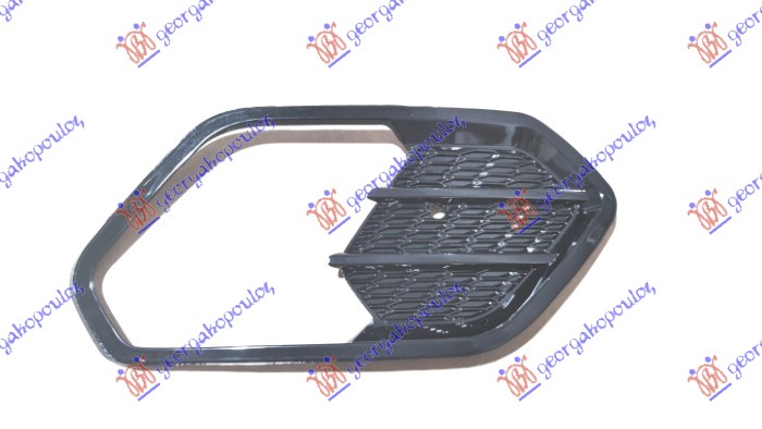 RESETKA PREDNJEG BRANIKA (SA MAGLENKOM) SJAJ-CRNA - DESNO
