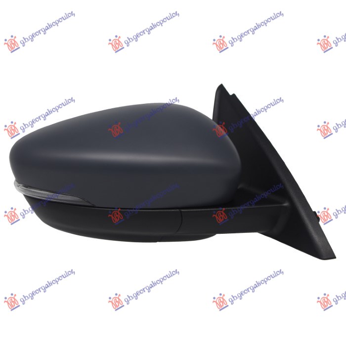 RETROVIZOR ELEKTRICNI SA GREJACEM PM (MIGAVAC) (6 PIN) (KONVEKSNO STAKLO) - DESNO