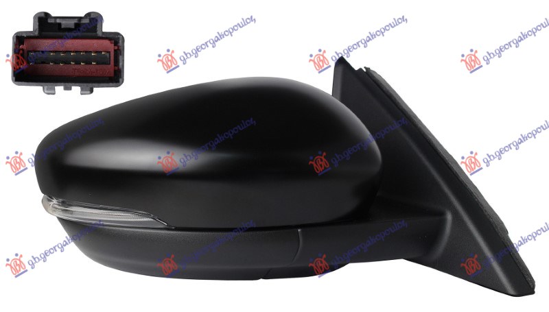 RETROVIZOR ELEKTRICNI SA GREJ. PM (ELEKTRO-SKLOPIV) (MEMORIJA) (MIGAVAC) (SVETLO - DESNO