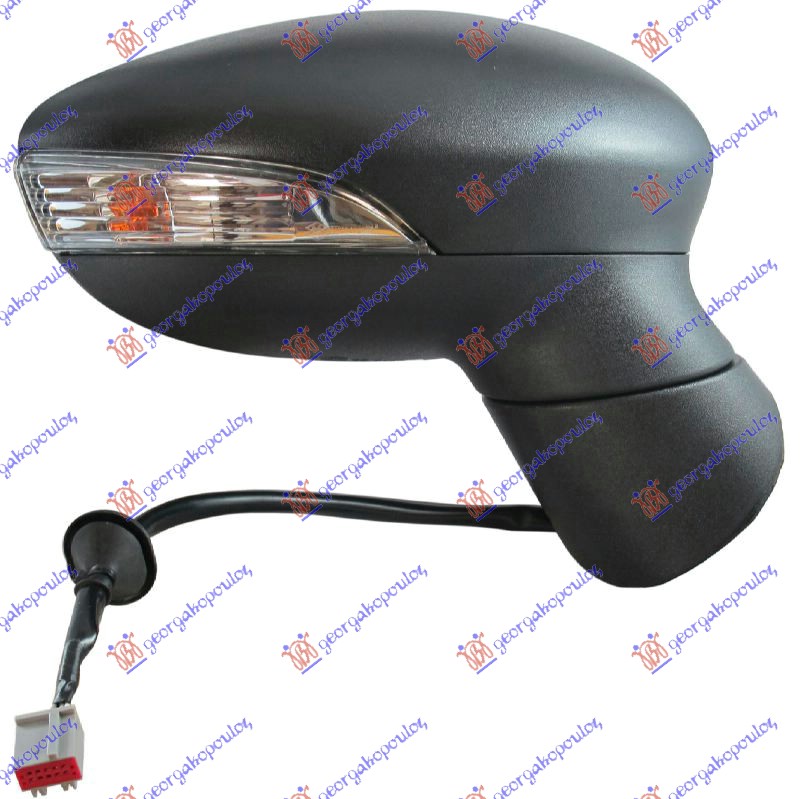 RETROVIZOR ELEKTRICNI SA GREJACEM PM (MIGAVAC) (A KVALITET) (ASFERICNO STAKLO) - DESNO