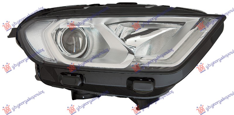 FAR ELEKTRICNI HROM (H18/H1) LED (SA MOTOROM) (DEPO) - DESNO