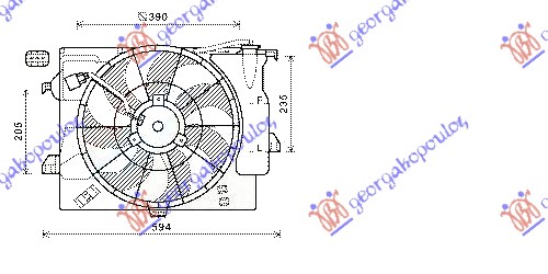 VENTILATOR KOMPLET (BENZIN)