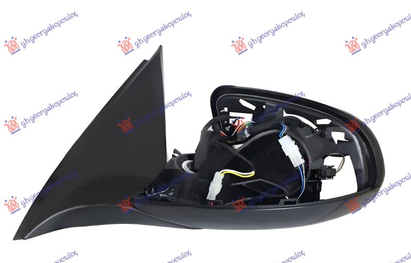 RETROVIZOR (SAMO KUCISTE) ELEK. SA GREJ. (EL-SKLOPIV) (MEM) (SVETLO) (SAMOZATAM) - LEVO