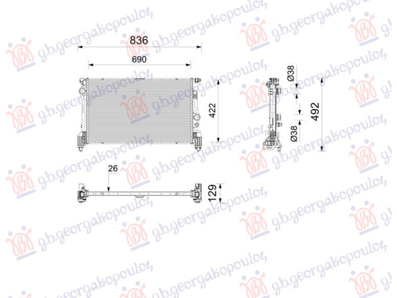 HLADNJAK MOTORA 2.1 DIZEL (691x418) (NRF)
