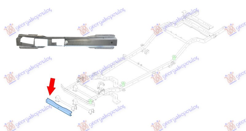 DONJA GREDA UNUTR.  (KL1T) 2.4 DIZ 4WD  