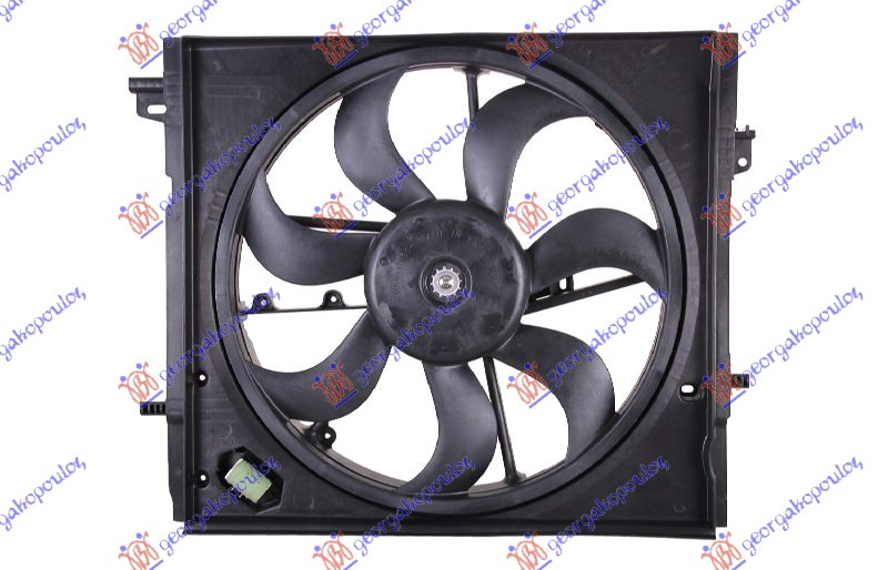 VENTILATOR KOMPLET (ZA SVE BENZIN/DIZEL) (IZUZEV ZA BENZIN 1.2DIG-T MANUELNI) (M