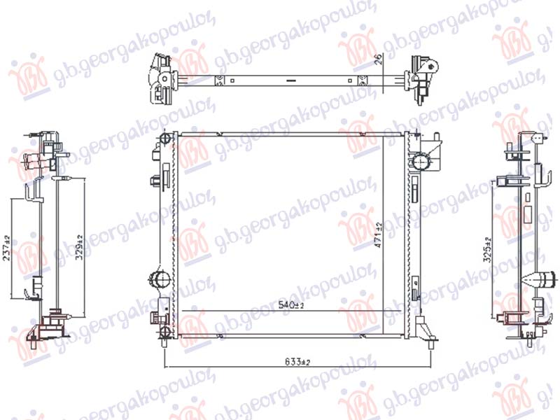 HLADNJAK MOTORA 1.3 BENZIN/HIBRID (MAN) (540x471)