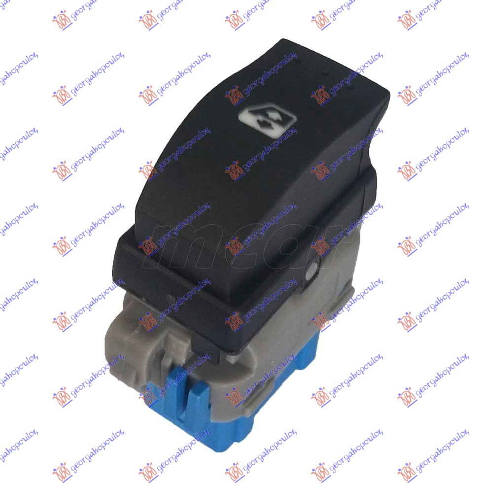 PREKIDAC U PREDNJIM VRATIMA (1 TASTER) (PLAVI KONEKTOR) (6 PIN) - DESNO