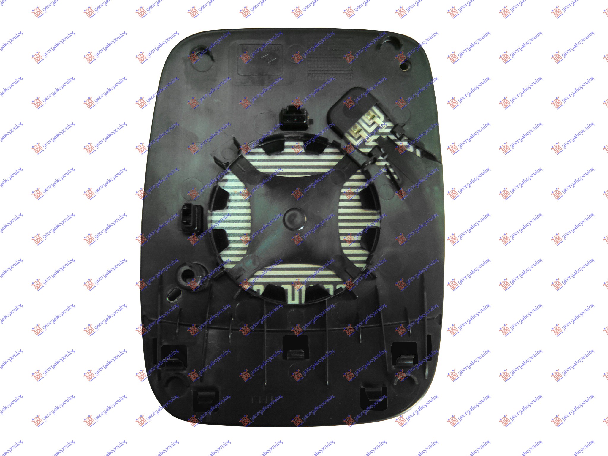 STAKLO RETROVIZORA SA GREJACEM (ASFERICNO) - DESNO