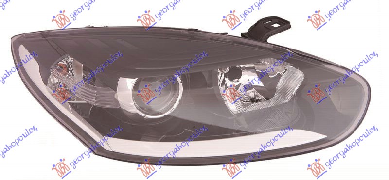 FAR ELEKTRICNI CRNA LAJSNA (SA MOTOROM) (DEPO) - DESNO