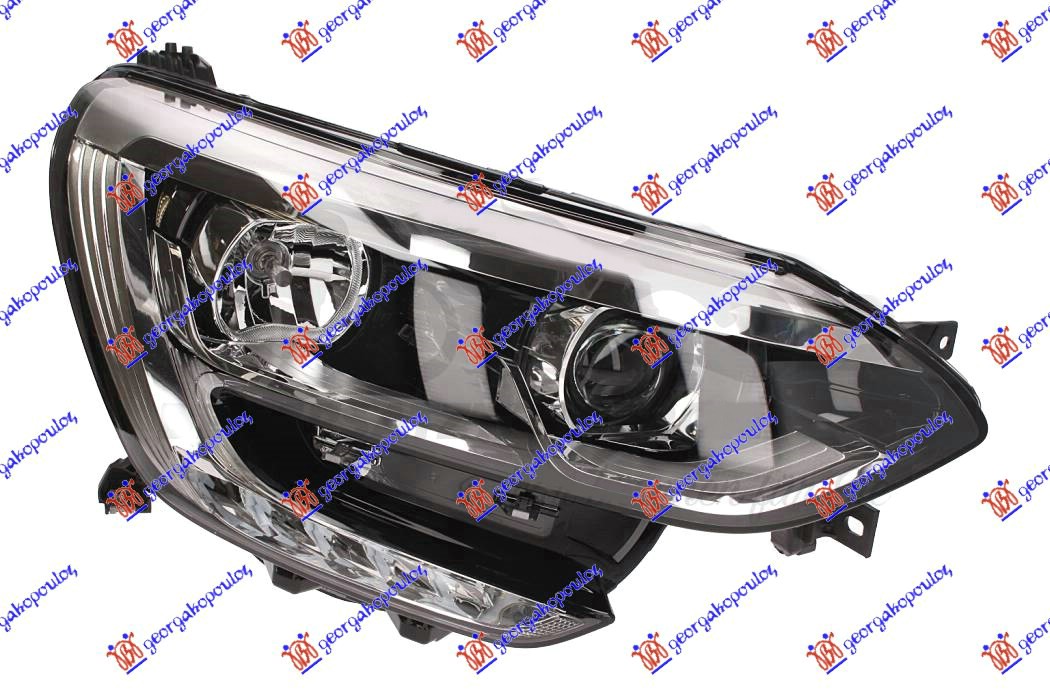 FAR ELEKTRICNI (H7/H7) HROM (DEPO) - DESNO