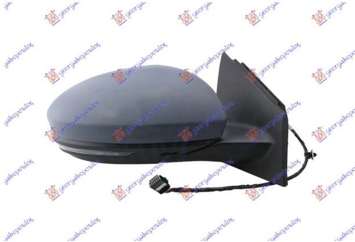 RETROVIZOR ELEKTRICNI SA GREJACEM PM (MIGAVAC) (SENZOR) (9 PIN) (A KVALITET) (KO - DESNO