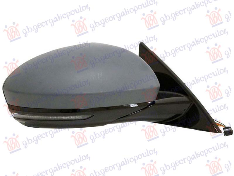 RETROVIZOR ELEKTRICNI SA GREJACEM PM (ELEKTRO-SKLOPIV) (MIGAVAC) (SVETLO) (MEMOR