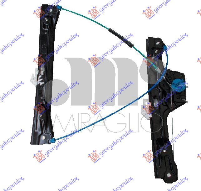 PODIZAC PREDNJEG PROZORA ELEKTRICNI (BEZ MOTORA) MINI (A KVALITET) - DESNO