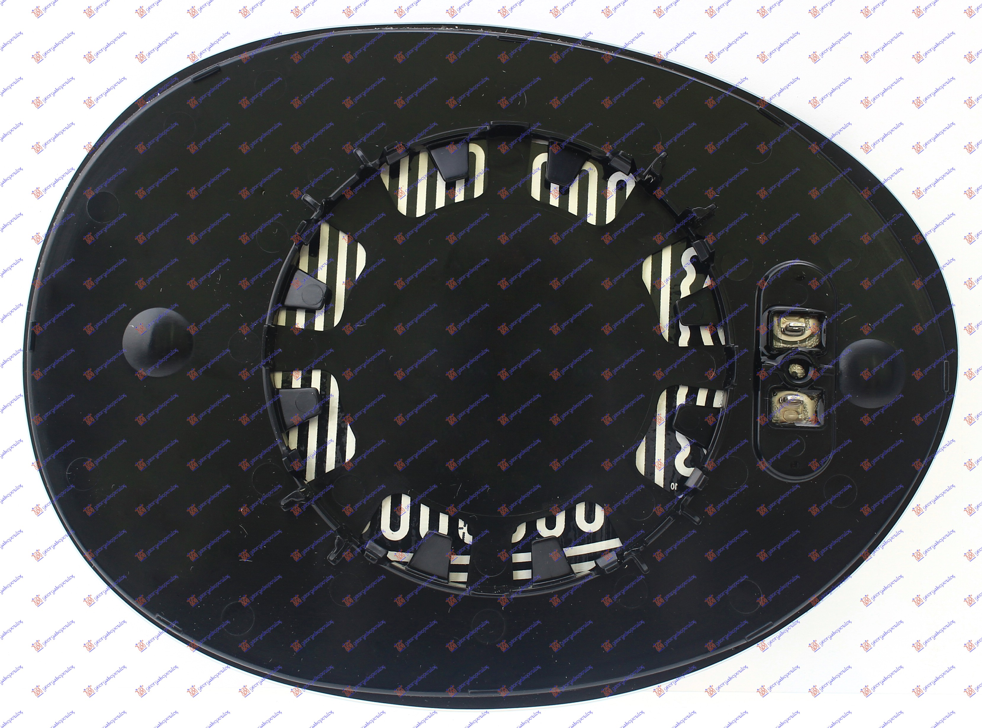 STAKLO RETROVIZORA SA GREJACEM (ASFERICNO) - LEVO