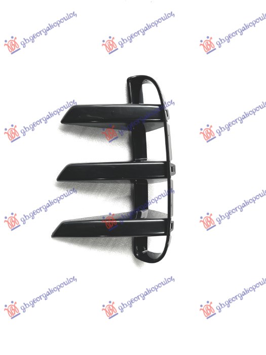 RESETKA PREDNJEG BRANIKA CRNA - DESNO