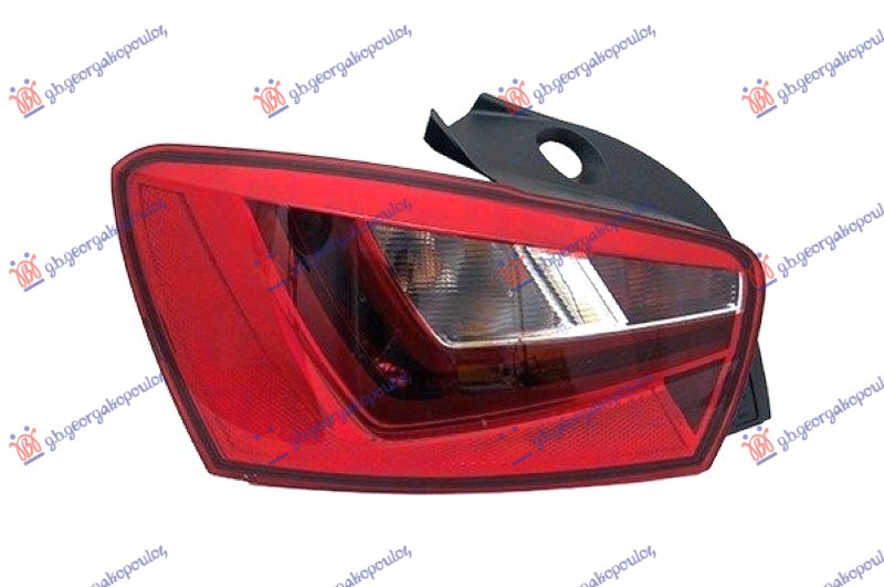 STOP LAMPA LED (CRNO KUCISTE) 5 VRATA (MARELLI) LEVO