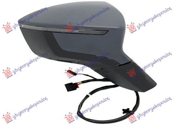 RETROVIZOR ELEKTRICNI SA GREJACEM PM (ELEKTRO-SKLOPIV) (MIGAVAC) (MRTAV UGAO) (1 - DESNO
