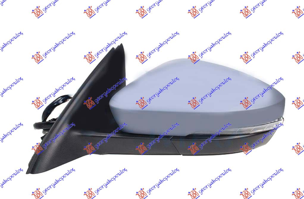 RETROVIZOR EL. SA GREJ. PM (ELEKTRO-SKLOPIV) (MIG) (SVETLO) (MRTAV UGAO) (MEMORI - LEVO