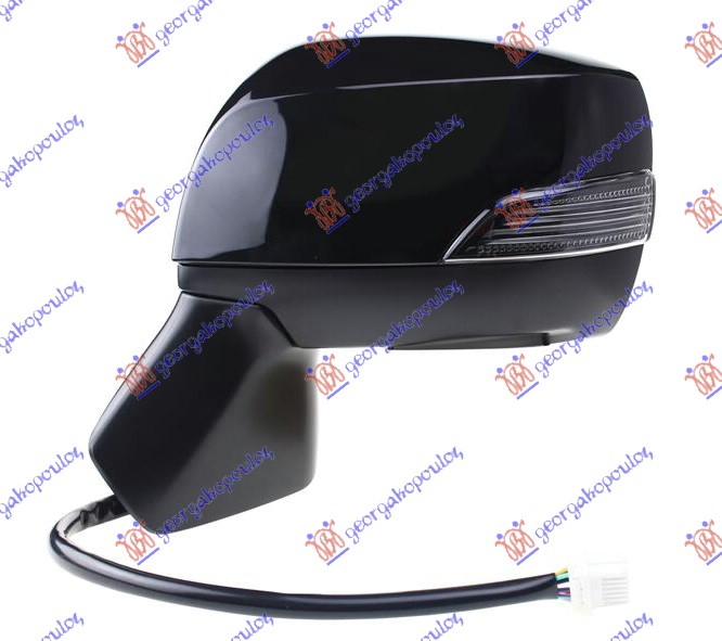 RETROVIZOR ELEKTRICNI SA GREJACEM PM (MIGAVAC) (A KVALITET) (KONVEKSNO STAKLO) - LEVO