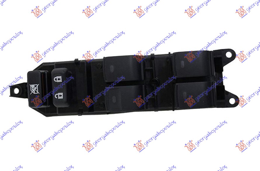 PREKIDAC U PREDNJIM VRATIMA (4 TASTERA) (10 PIN) - LEVO