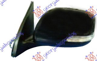 RETROVIZOR ELEKTRICNI (MIGAVAC) (KONVEKSNO STAKLO) - LEVO