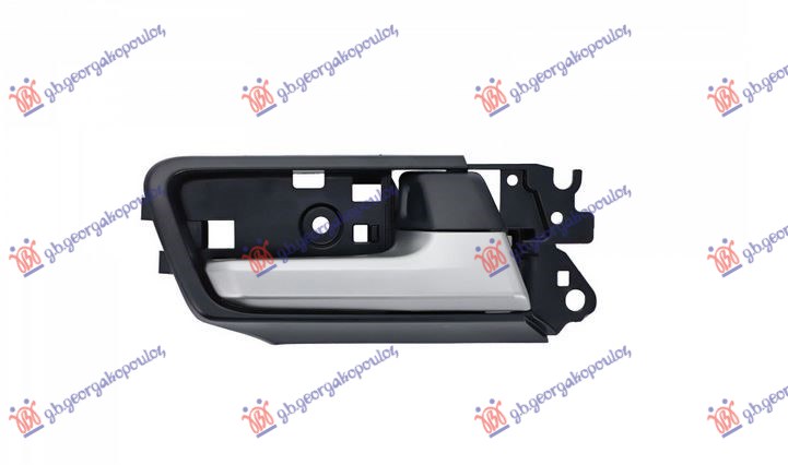 KVAKA PREDNJIH/ZADNJIH VRATA UNUTRASNJA SREBRNA/CRNA