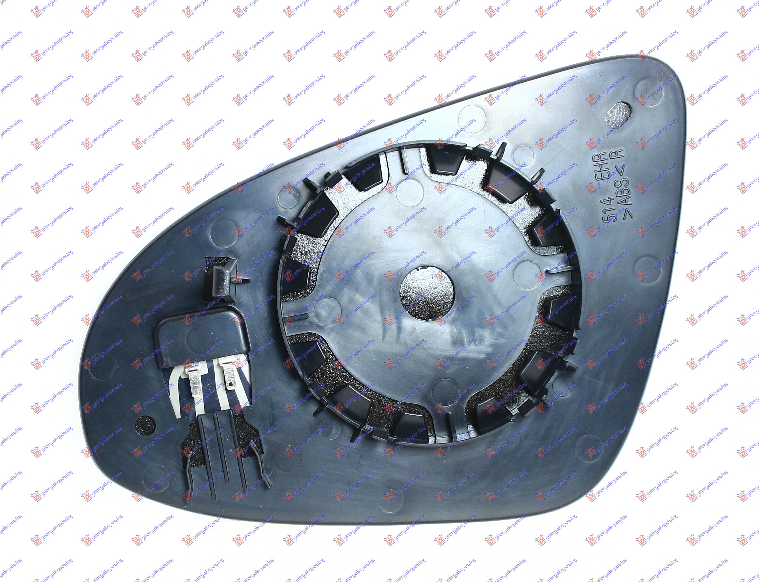 STAKLO RETROVIZORA SA GREJACEM (KONVEKSNO) - DESNO