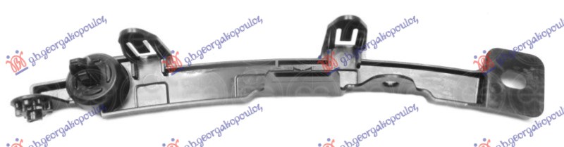 NOSAC PREDNJEG BRANIKA BOCNI VERTIKALNI PLASTICNI - DESNO