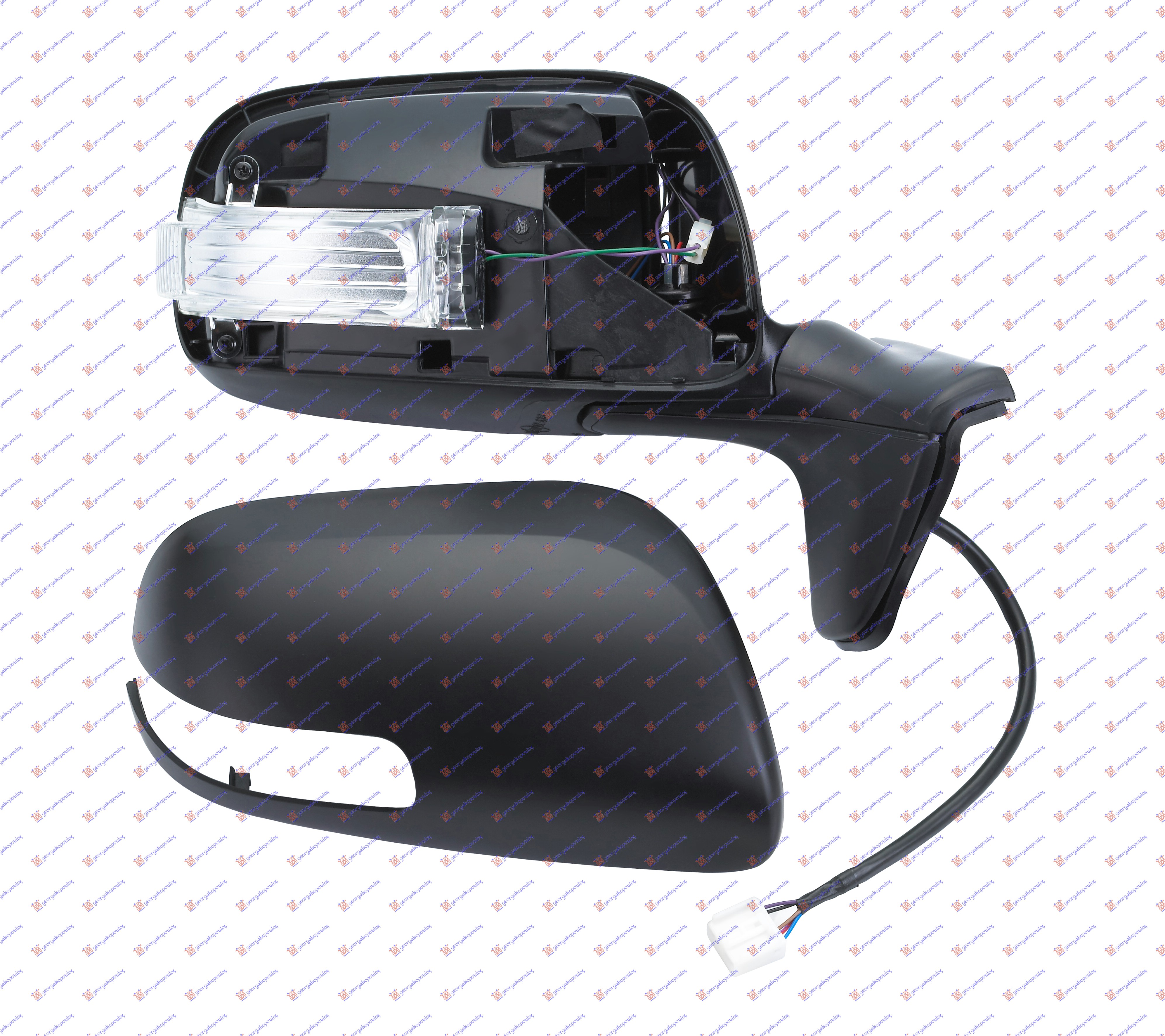 RETROVIZOR ELEKTRICNI SA GREJACEM PM (ELEKTRO-SKLOPIV) (MIGAVAC) (A KVALITET) (A - DESNO