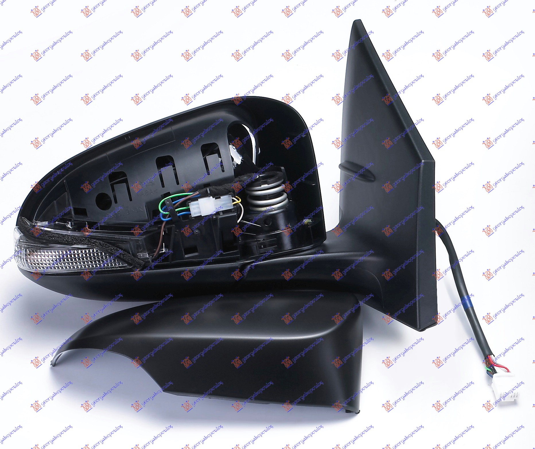 RETROVIZOR ELEKTRICNI SA GREJACEM PM (MIGAVAC) (A KVALITET) (KONVEKSNO STAKLO) - DESNO