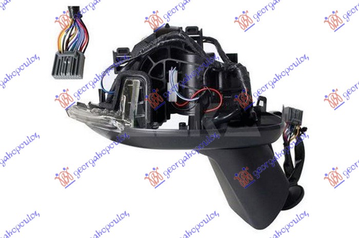 RETROVIZOR (SAMO KUCISTE) ELEKTRICNI SA GREJACEM (MIGAVAC) (SENZOR) (9 PIN) - DESNO