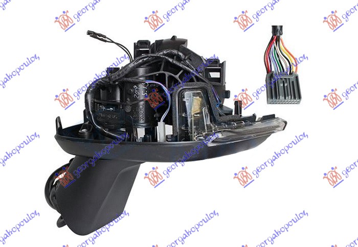 RETROVIZOR (SAMO KUCISTE) ELEKTRICNI SA GREJACEM (ELEKTRO-SKLOPIV) (MIGAVAC) (7  - LEVO