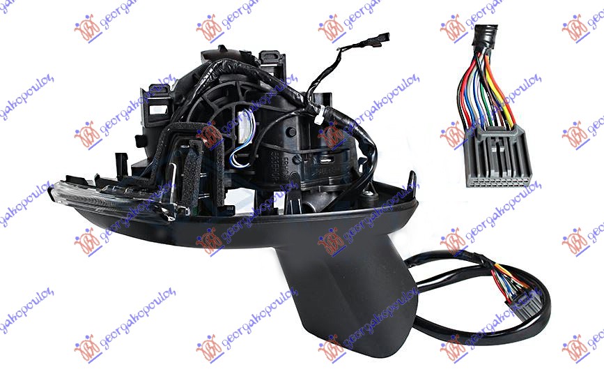 RETROVIZOR (SAMO KUCISTE) ELEKTRICNI SA GREJACEM (ELEKTRO-SKLOPIV) (MIGAVAC) (ME - DESNO