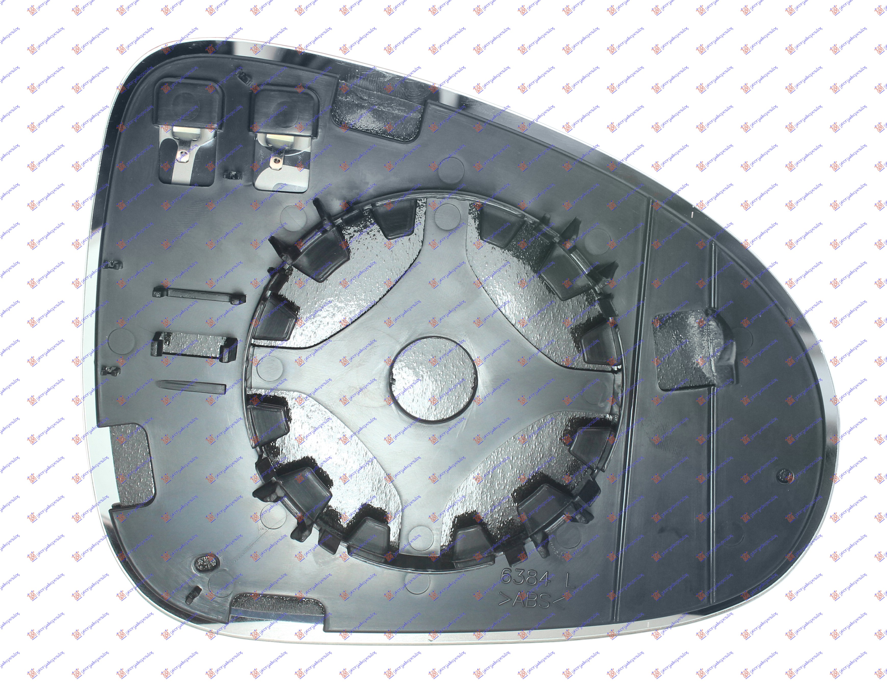 STAKLO RETROVIZORA SA GREJACEM (ASFERICNO) - LEVO