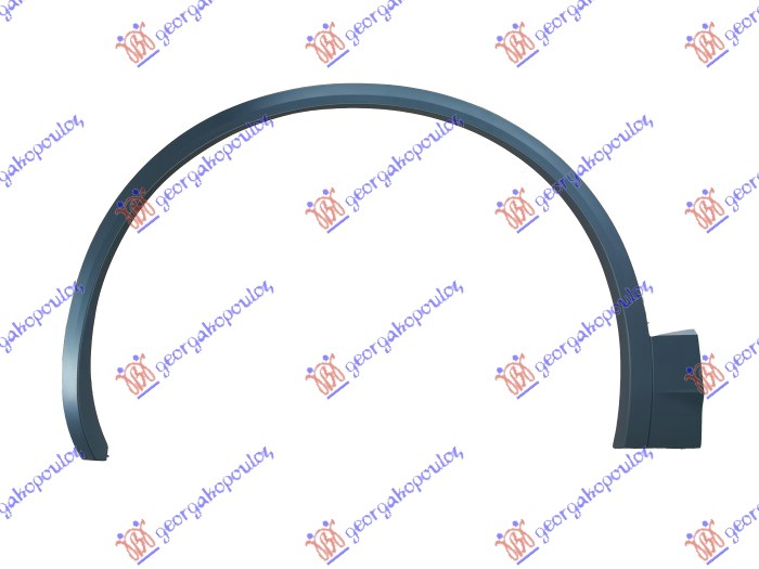 RUB PLASTICNI PREDNJEG BLATOBRANA (R-LINE) - LEVO