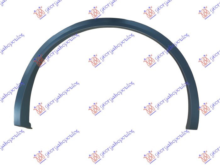 RUB PLASTICNI ZADNJEG BLATOBRANA (R-LINE) - LEVO