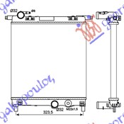 HLADNJAK MOTORA 1.0i-12V (35x36x1.9)