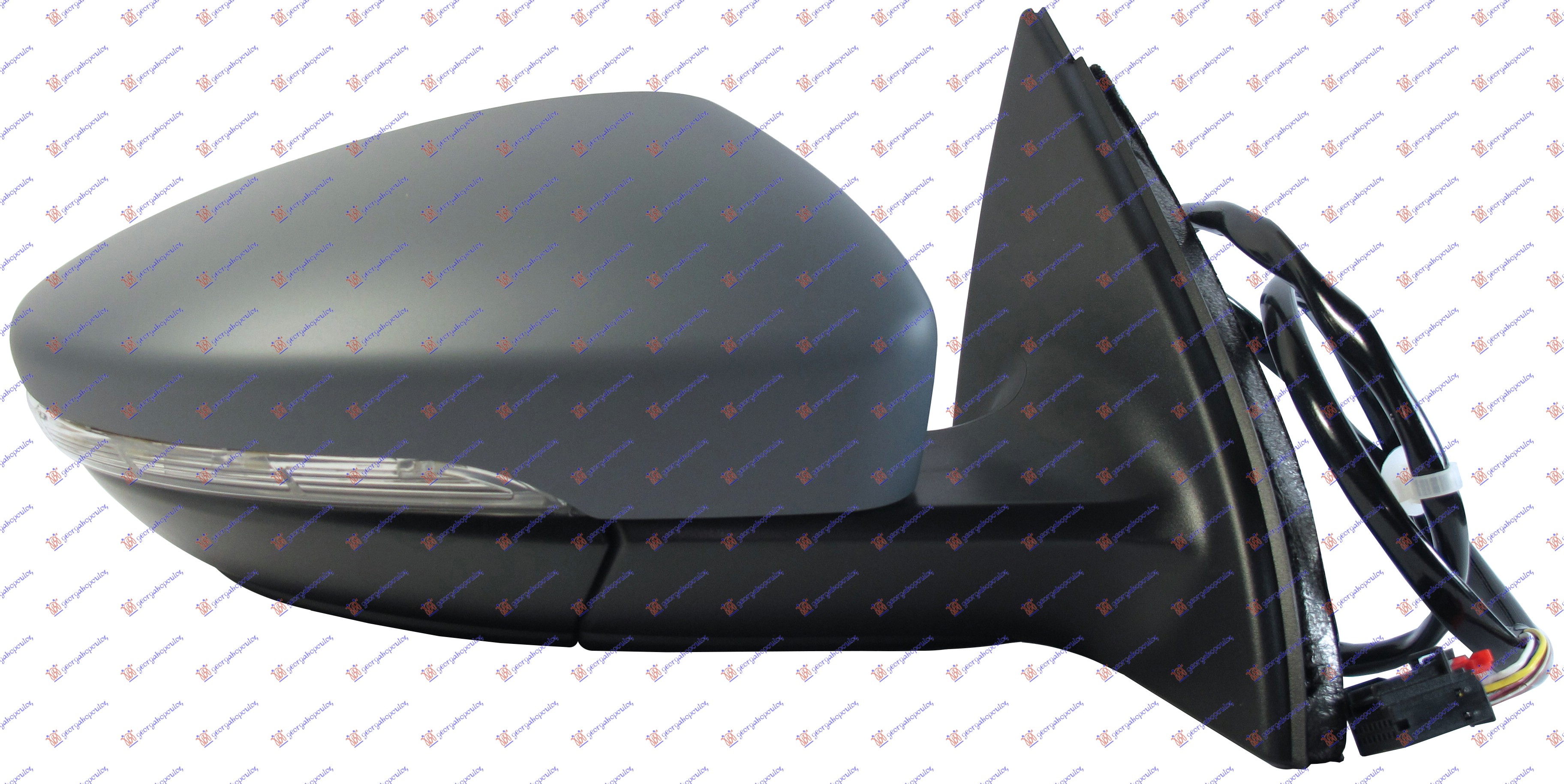 RETROVIZOR ELEKTRICNI SA GREJACEM PM (ELEKTRO-SKLOPIV) (MIGAVAC) (SVETLO) (MEMOR - DESNO