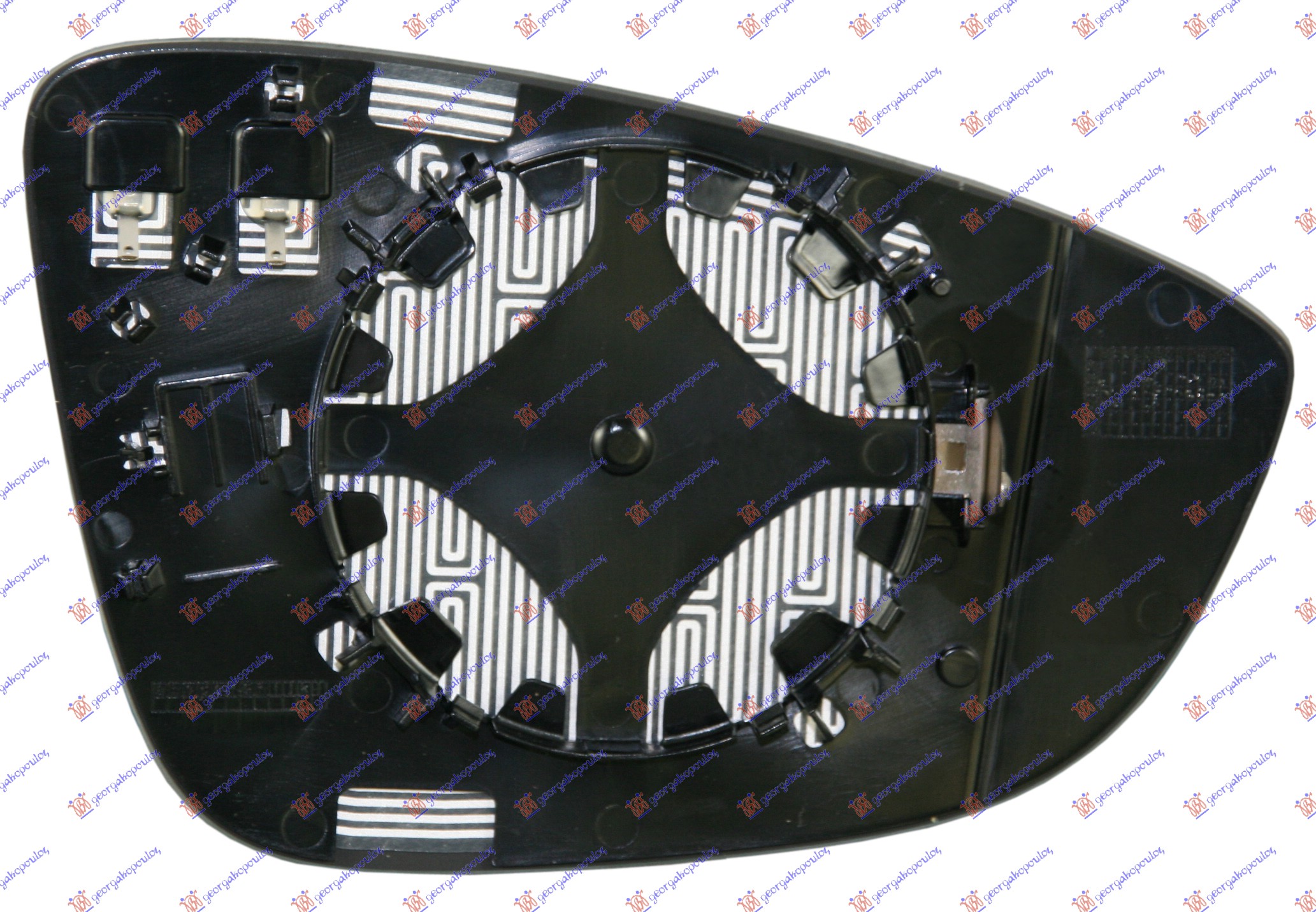 STAKLO RETROVIZORA SA GREJACEM (ASFERICNO) - LEVO